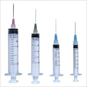 Plastic Syringe with Needle 2ml